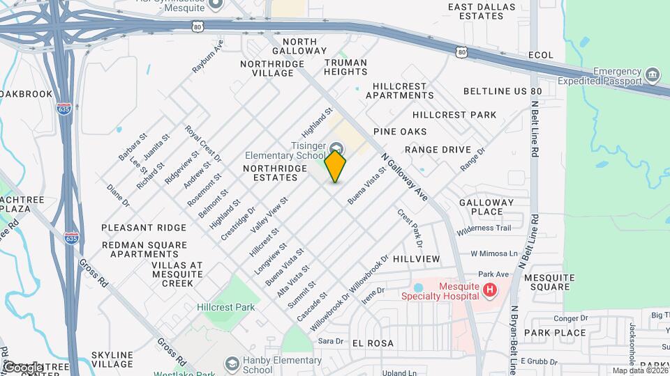 1705 Longview St Map and Location Details