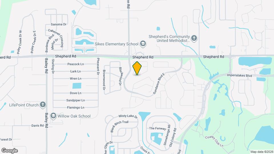 2601 Sundance Cir Map and Location Details