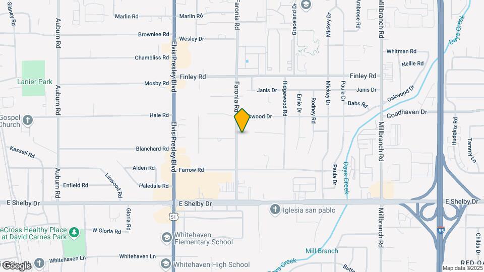 4506 Faronia Rd Map and Location Details