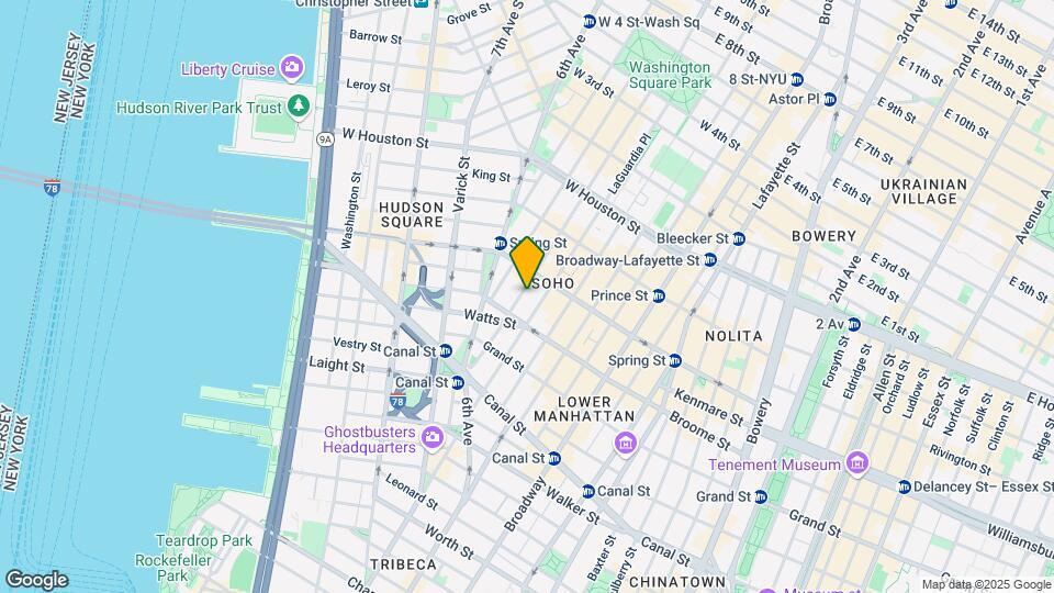 68 Thompson Street Map and Location Details