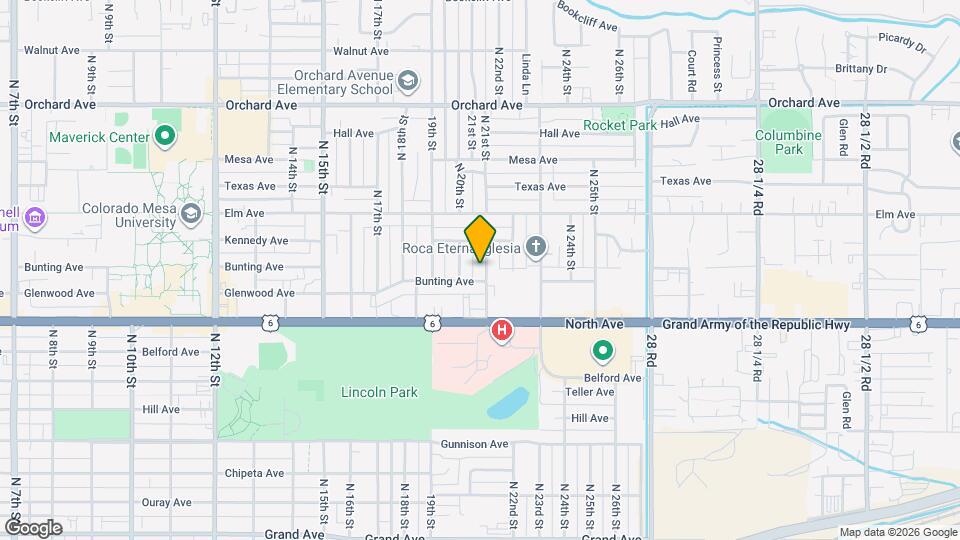 1313 N 21st St Mapa y Detalles de la Ubicación