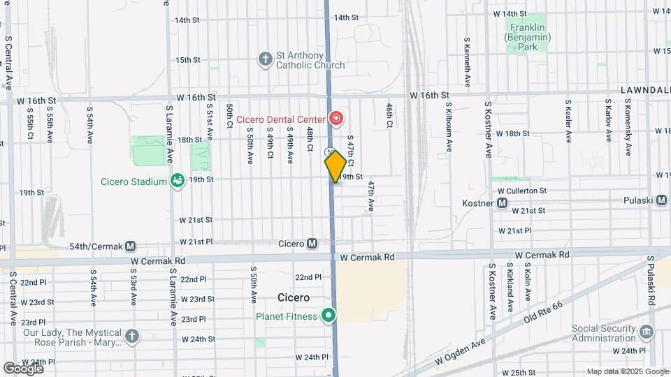 1911 S Cicero Ave Map and Location Details