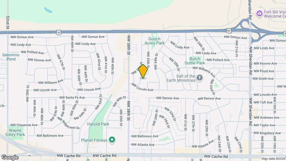 2209 NW 36th St Map and Location Details