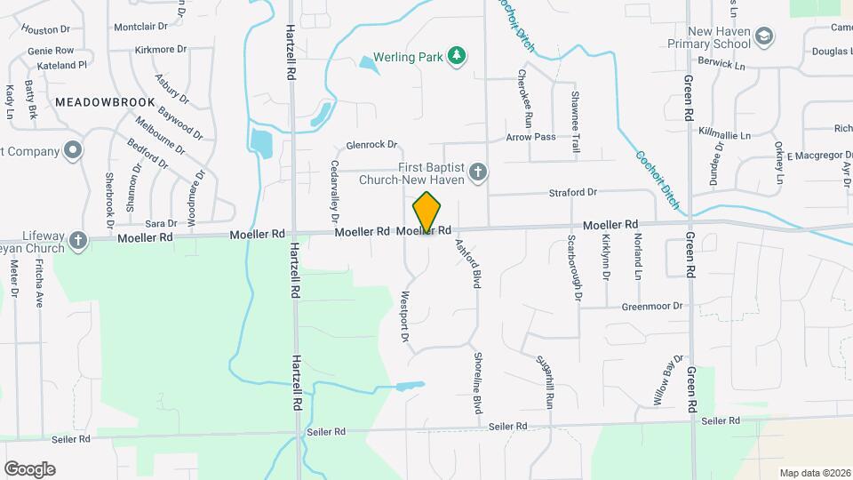 3537 Westport Dr Map and Location Details