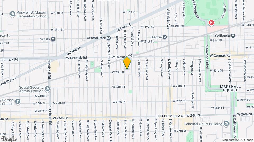 3450 W 23rd St Map and Location Details