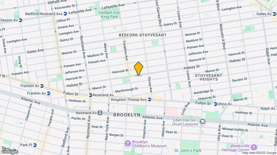 HALSEY STREET Map and Location Details