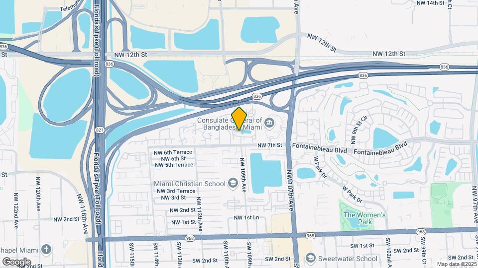 10889 NW 7th St Map and Location Details