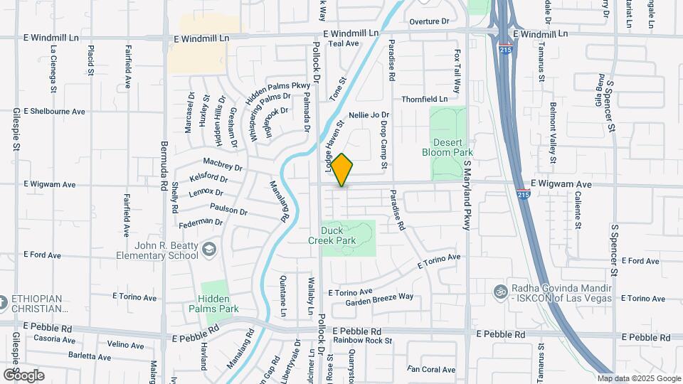 861 Clear Diamond Ave Map and Location Details