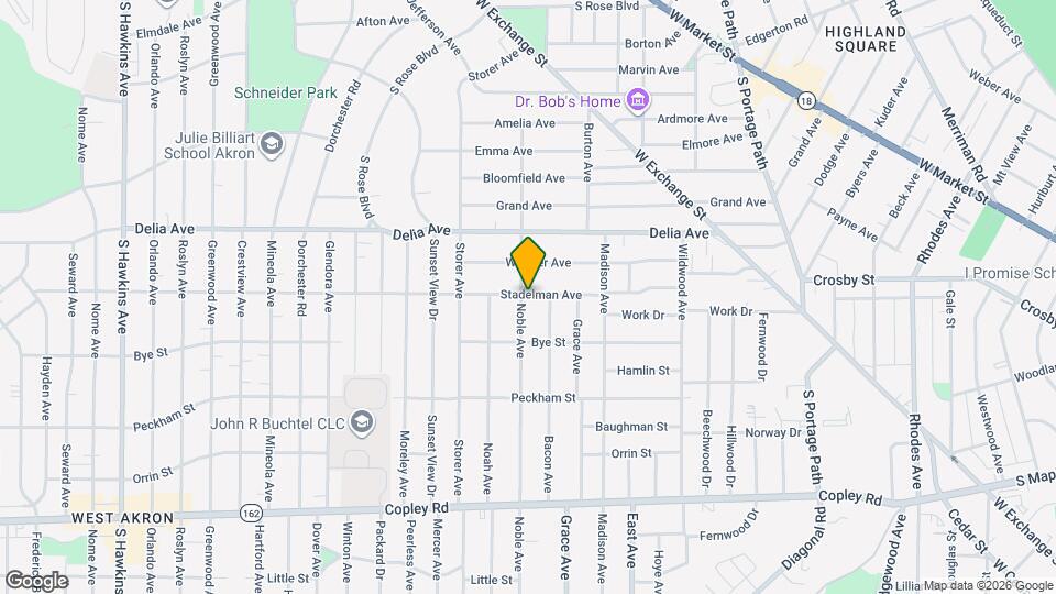 1030 Stadelman Ave Mapa y Detalles de la Ubicación