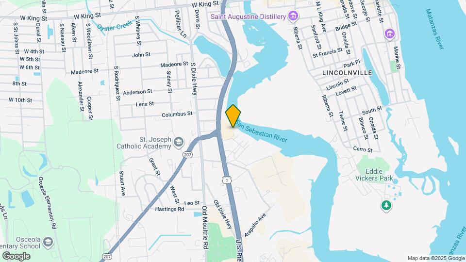 909 S Ponce De Leon Blvd Map and Location Details