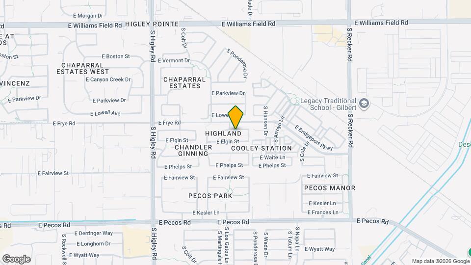 3533 E Joseph Way Map and Location Details