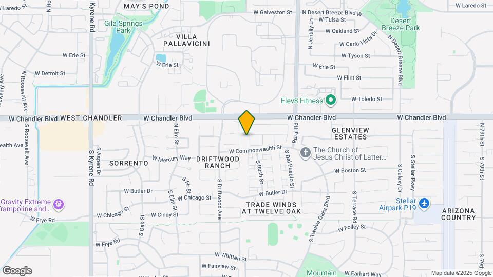 100 N Bradley Dr Map and Location Details