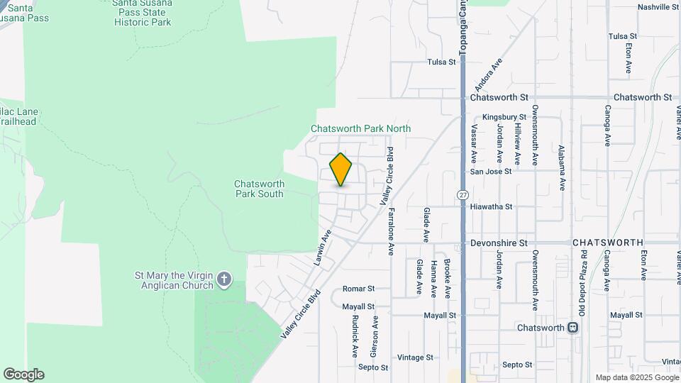 10416 Larwin Ave Map and Location Details