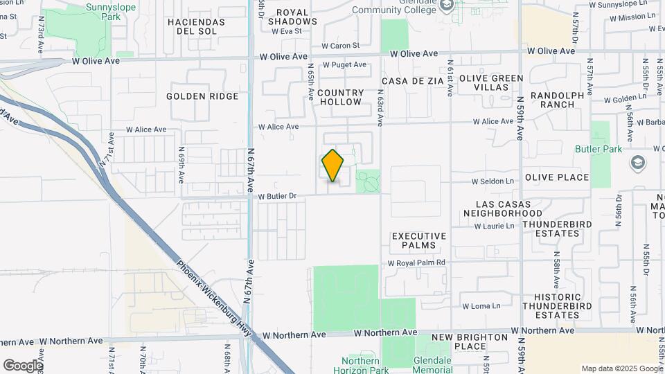 8505 N 64th Ln Mapa y Detalles de la Ubicación