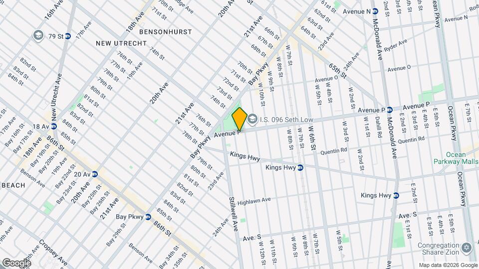 80 Avenue P-Unit -B-9 Map and Location Details