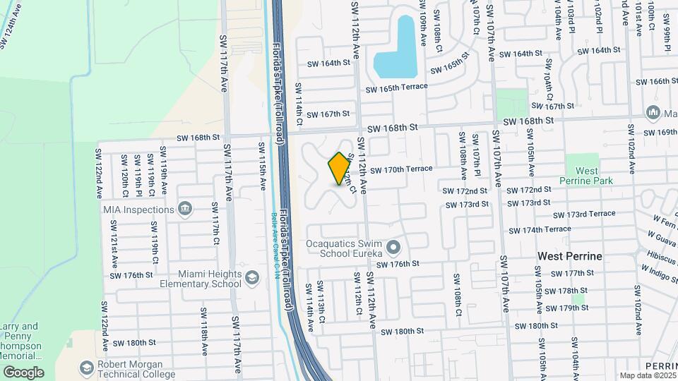 11295 SW 172nd St Map and Location Details