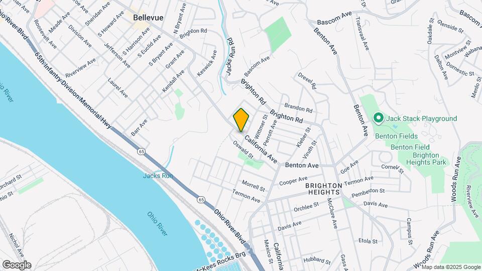 4005 California Ave Map and Location Details