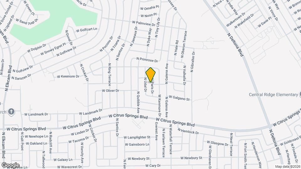 7708 N Paris Dr Map and Location Details