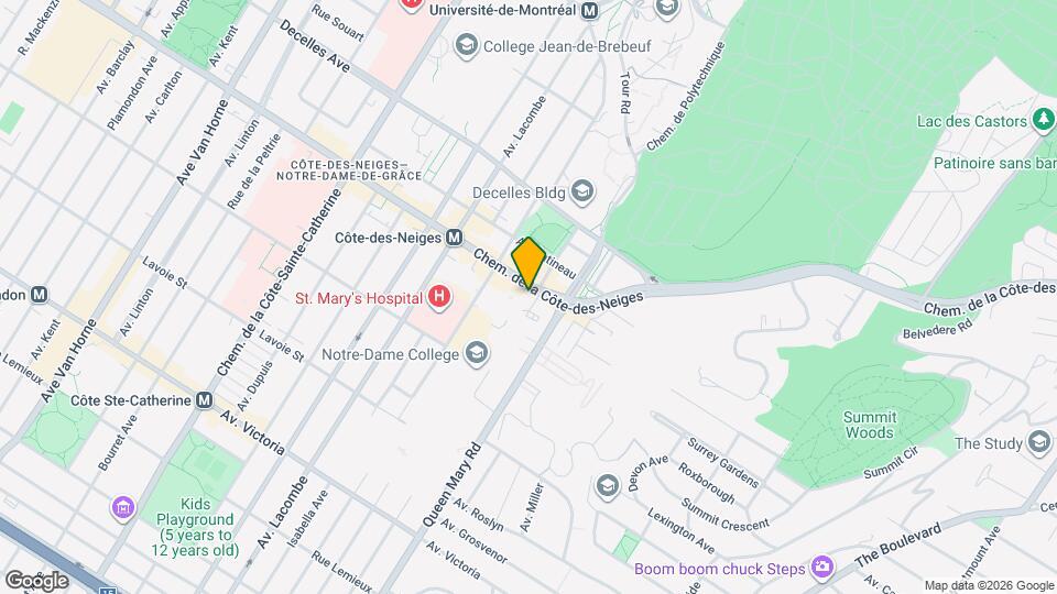 5168-5180 de la Côte-Des-Neiges Ch Map and Location Details