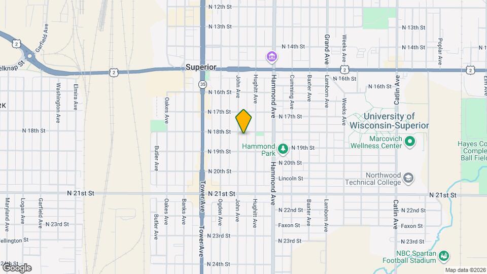 1808 John Ave Map and Location Details