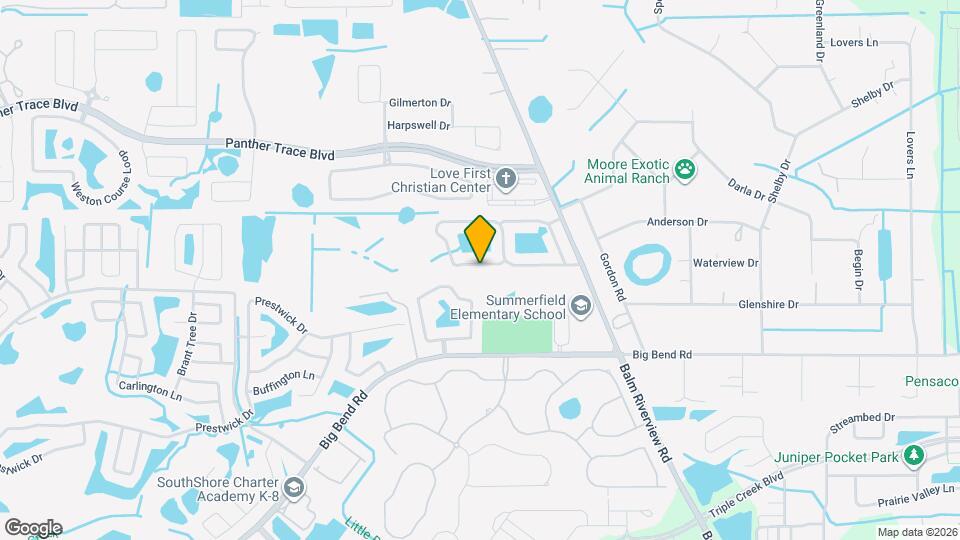 11712 Summer Springs Dr Map and Location Details