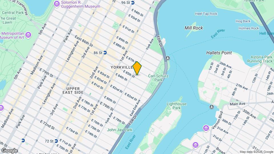 515 E 85th St Mapa y Detalles de la Ubicación