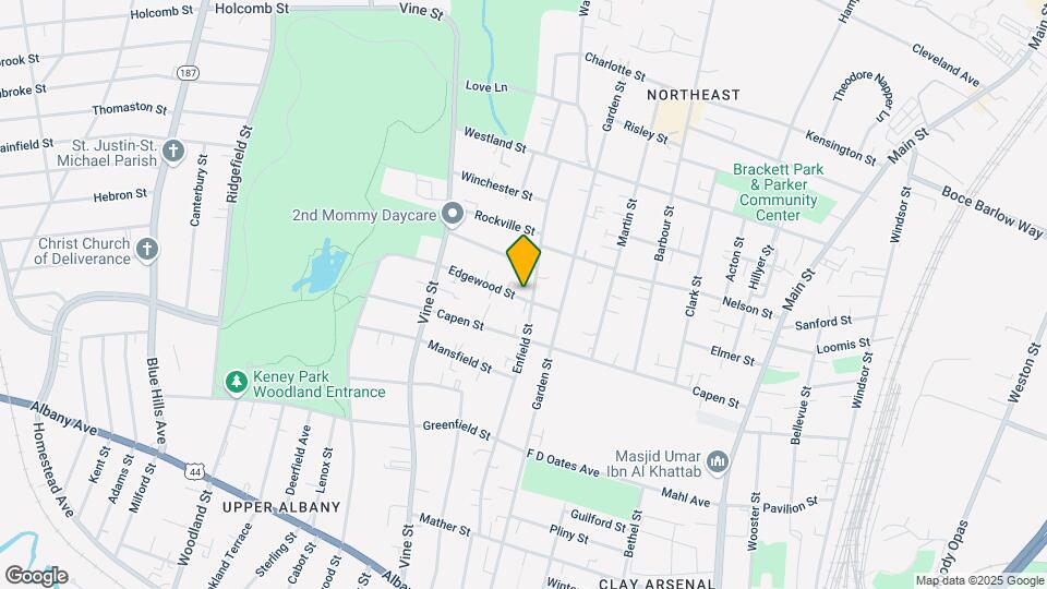 479 Edgewood St-Unit -2nd Floor Map and Location Details