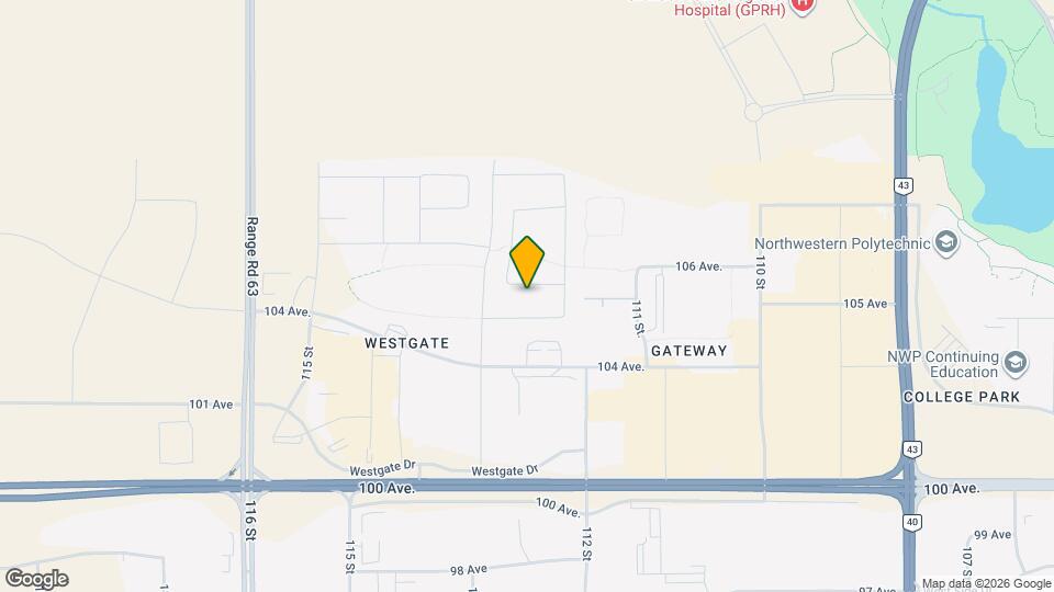 11325-1105A 105A Ave Map and Location Details