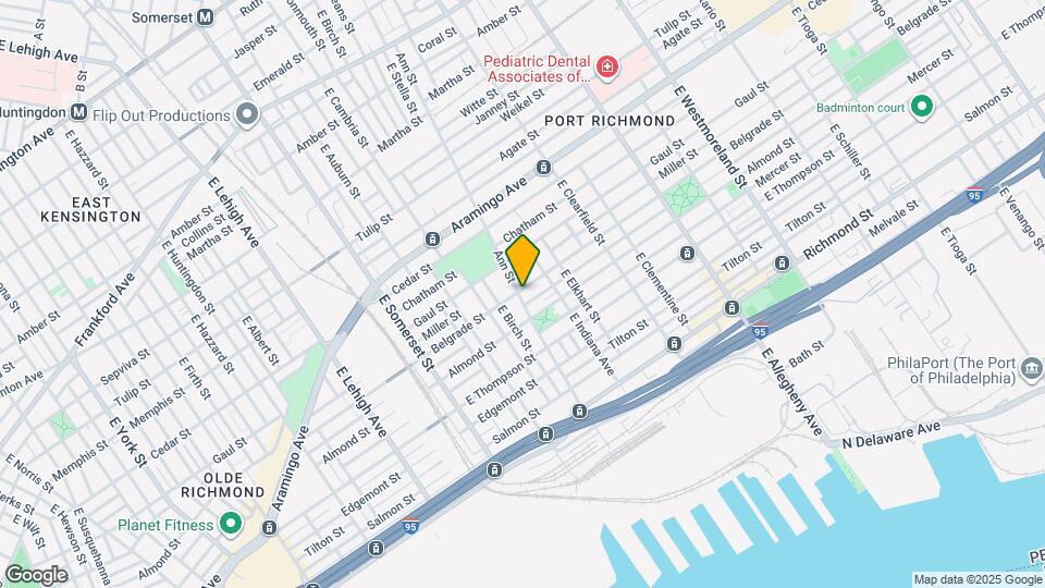 2537 E Ann St Mapa y Detalles de la Ubicación