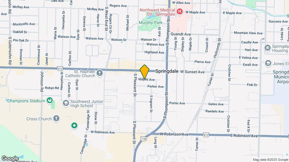 1007 Mayes Ave Map and Location Details