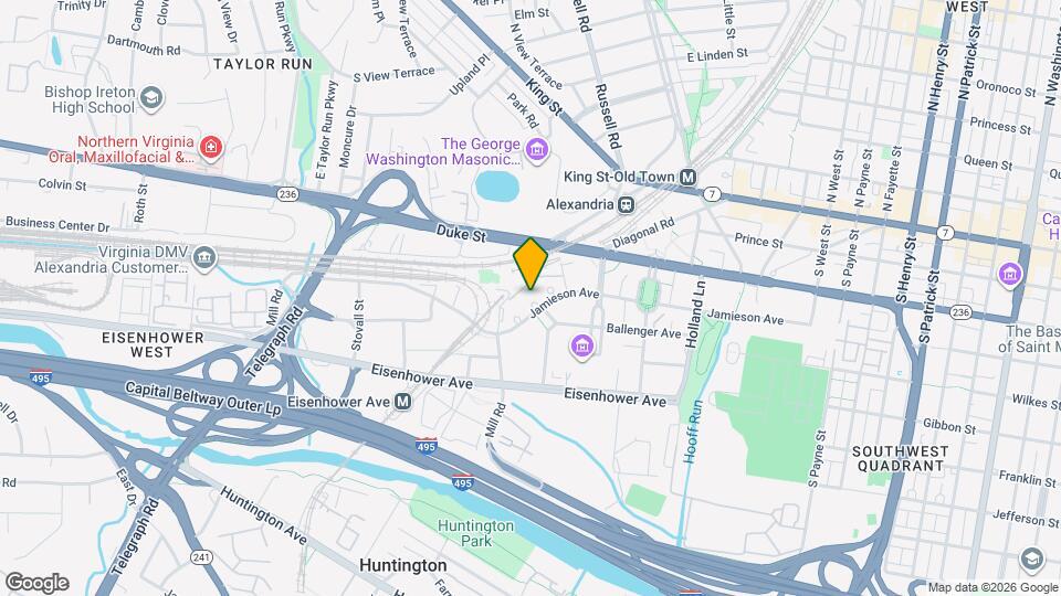 2121 Jamieson Ave, Unit 1406 Mapa y Detalles de la Ubicación