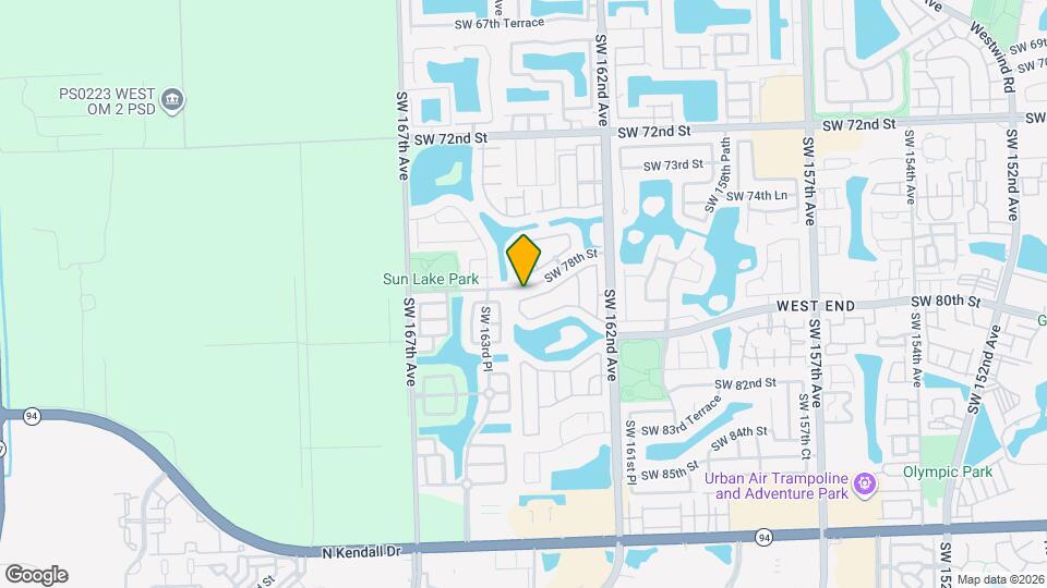 16361 SW 78th Terrace Map and Location Details