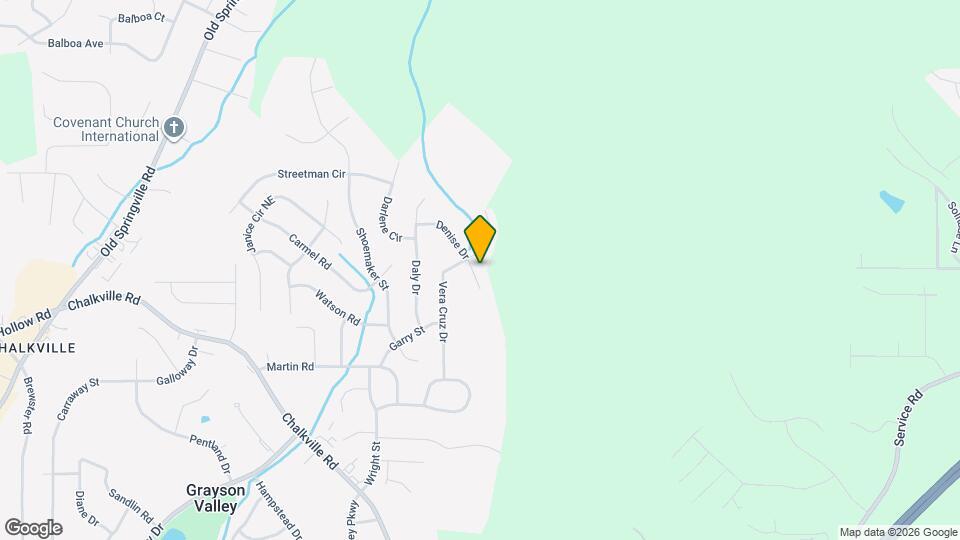 2629 Denise Dr Map and Location Details