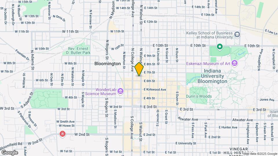 102 W 6th St Map and Location Details