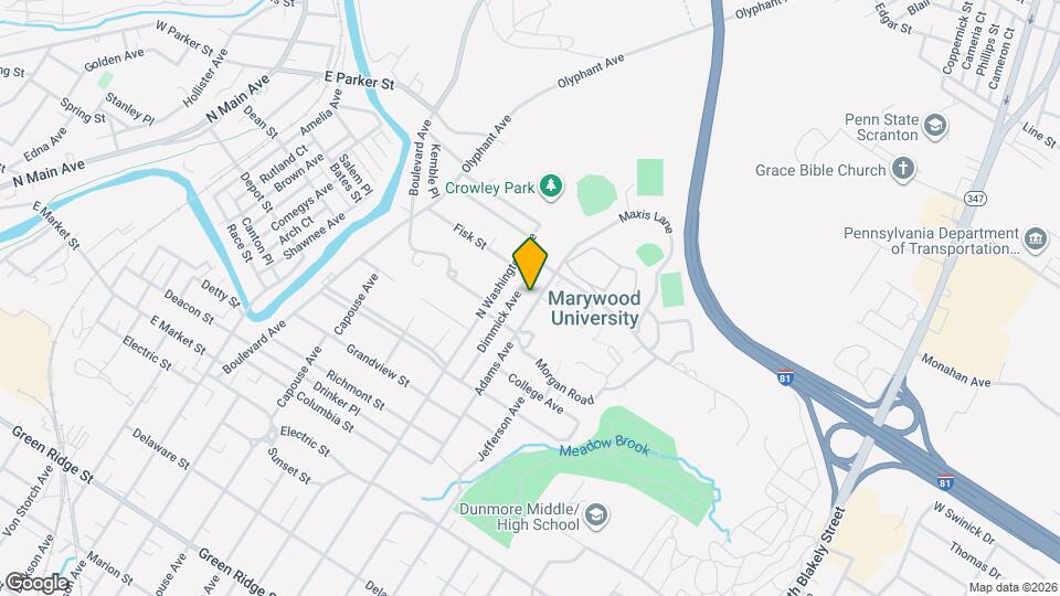 2323 Adams Ave Map and Location Details