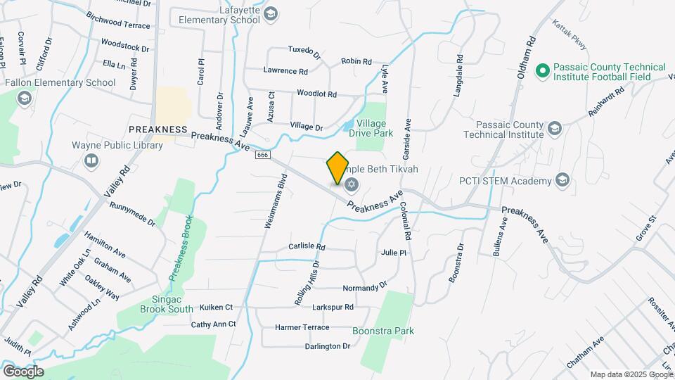 968 Preakness Ave Map and Location Details