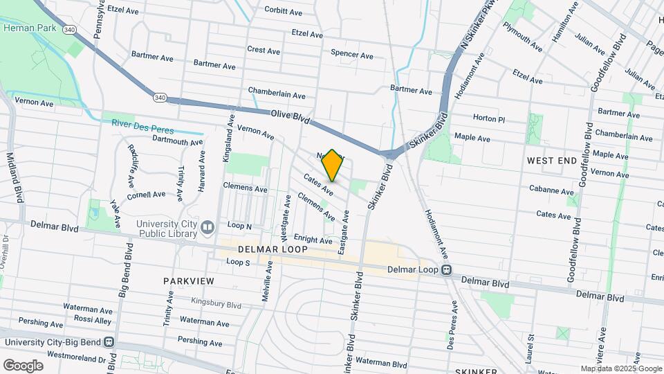 6265 Cates Ave Map and Location Details