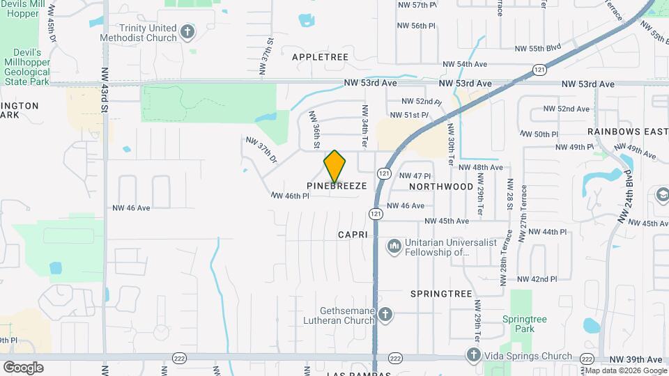 4703 NW 35th St Map and Location Details