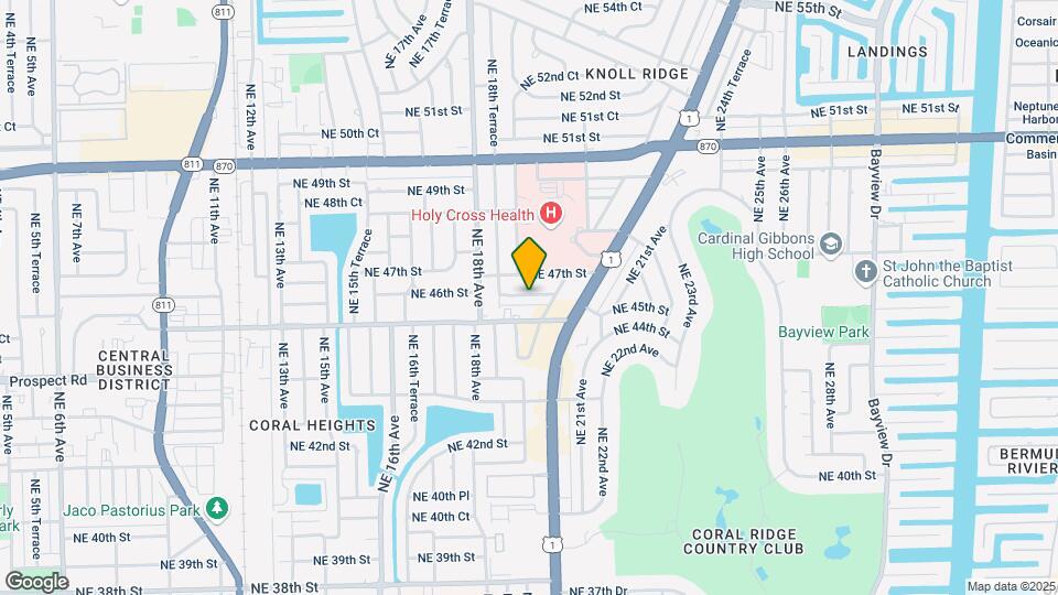 1900 NE 46th St, Unit A2A Map and Location Details
