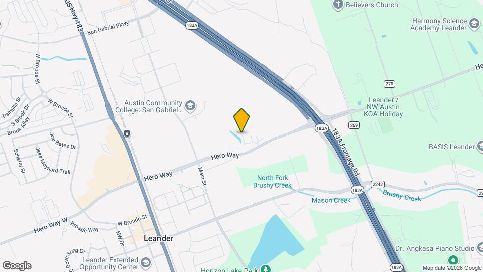 Room in Townhome on Leo Ln Mapa y Detalles de la Ubicación