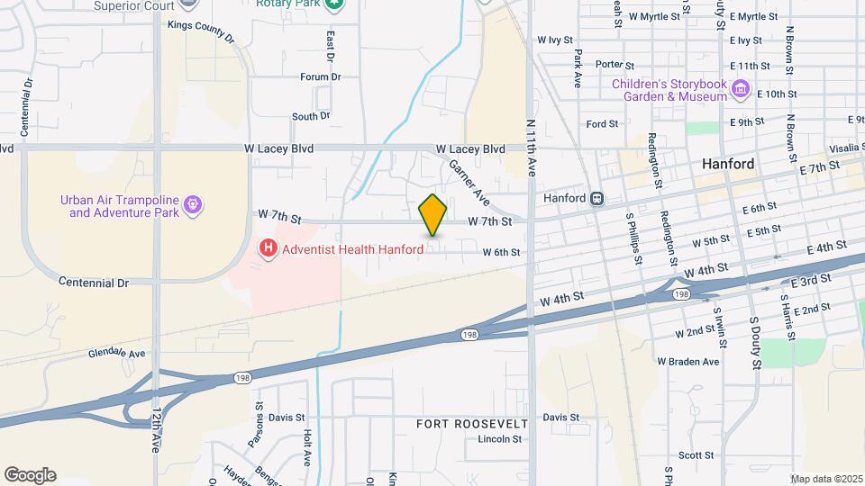 1002 W 6th St Map and Location Details