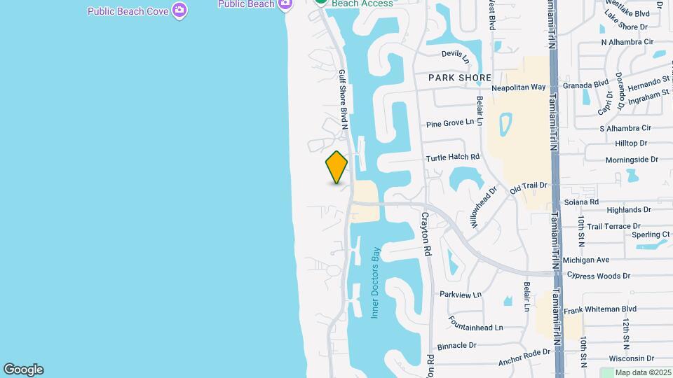 4151 Gulf Shore Blvd N Map and Location Details