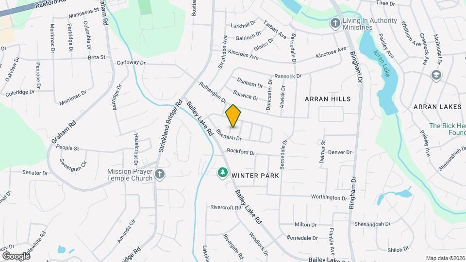 1423 Rougemart Dr Map and Location Details