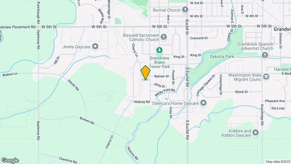 1002 Hillcrest St Map and Location Details