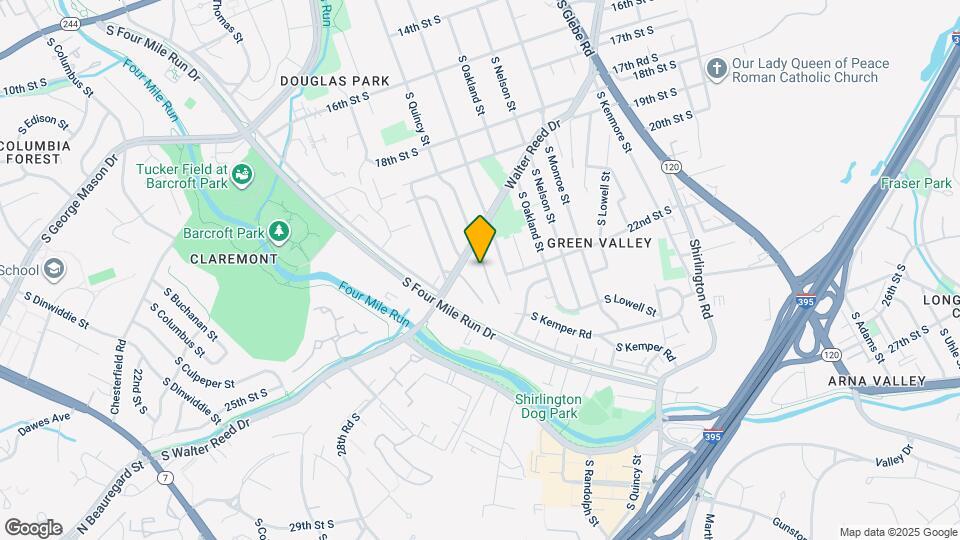 2216 S Quincy St Map and Location Details