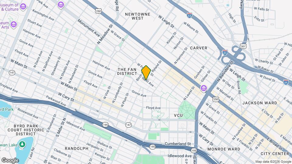 1121 West Ave Map and Location Details