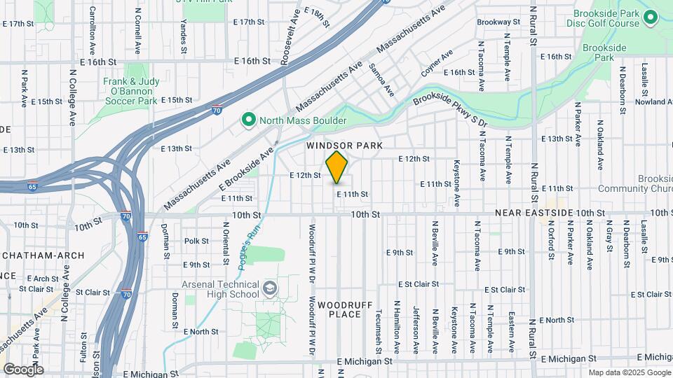 1101 Sterling St Map and Location Details
