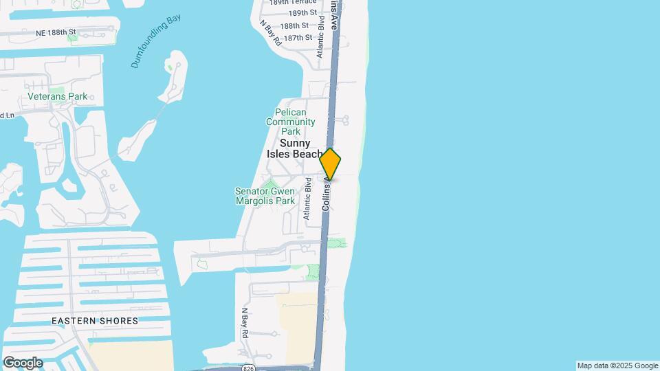 17873 Collins Ave Map and Location Details