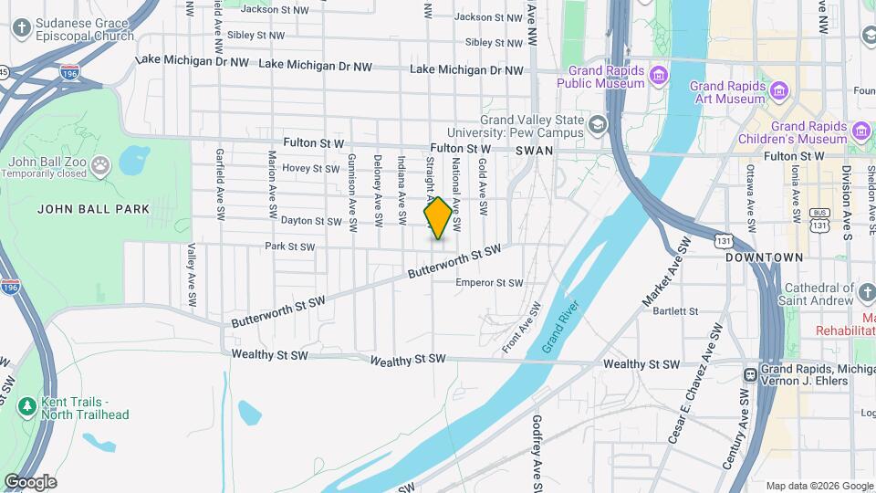 154 Straight Ave SW Map and Location Details