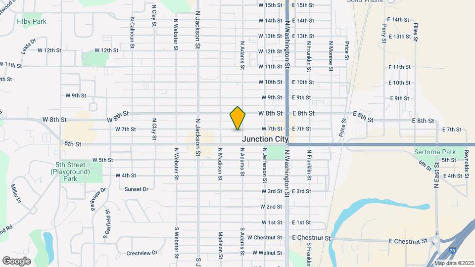 305 W 7th St Map and Location Details